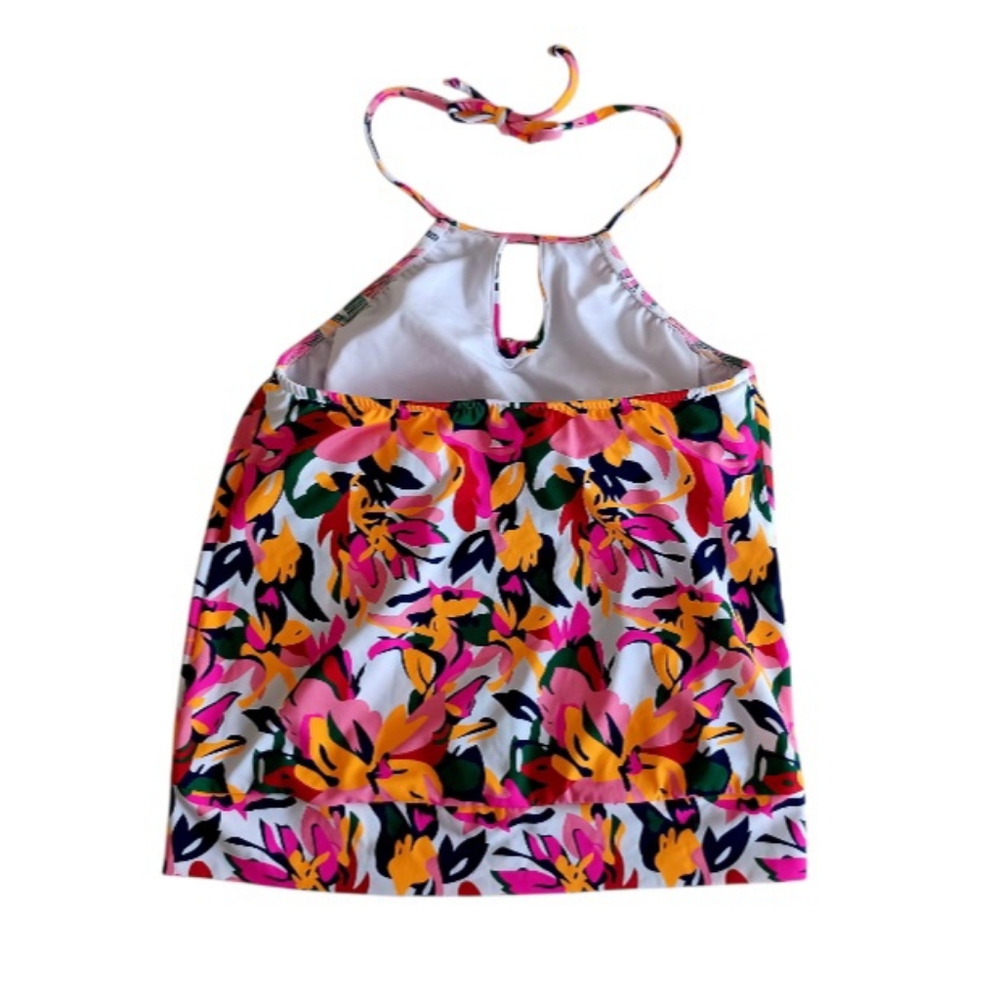 VENUS Bold Babe Multicolor Floral Tankini Top, Size M - Picture 2 of 13